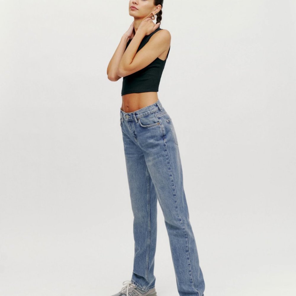 Reformation Addison Low-Rise Relaxed Jeans